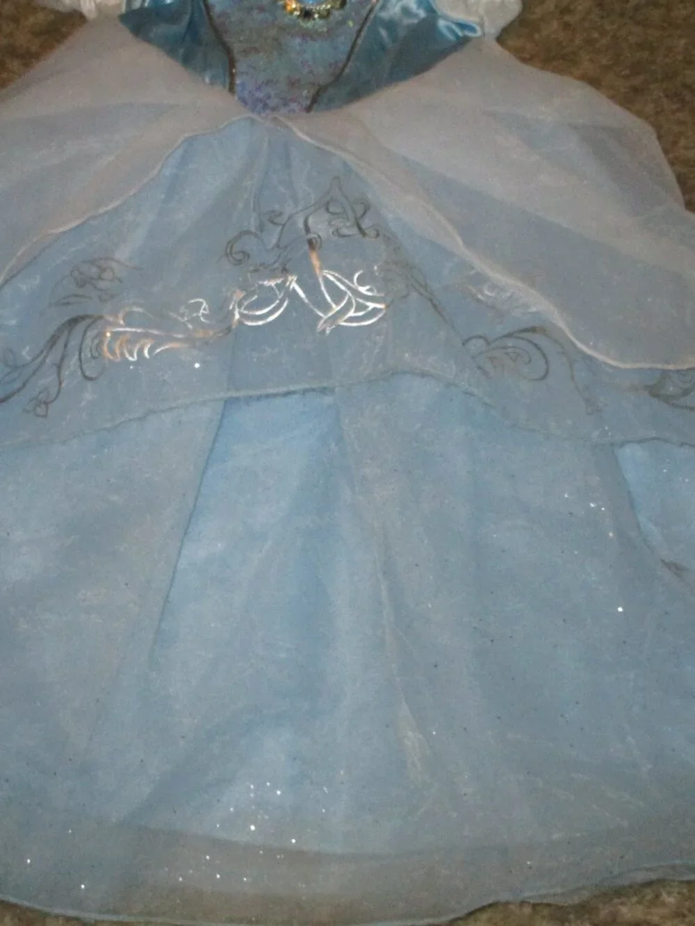 Disney satin bodice